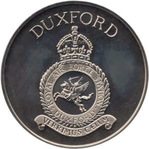 we sweep the skies - Verrimus RAF Station Duxford crest
